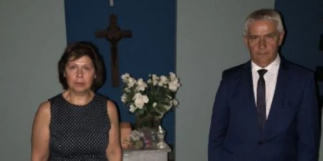 Ο Αν. Τομεάρχης Άμυνας της ΝΔ, Αναστάσιος Δημοσχάκης, παραλαμβάνει τα οστά πεσόντα στη Μάχη της Κρήτης συγγενή του (εικόνες)